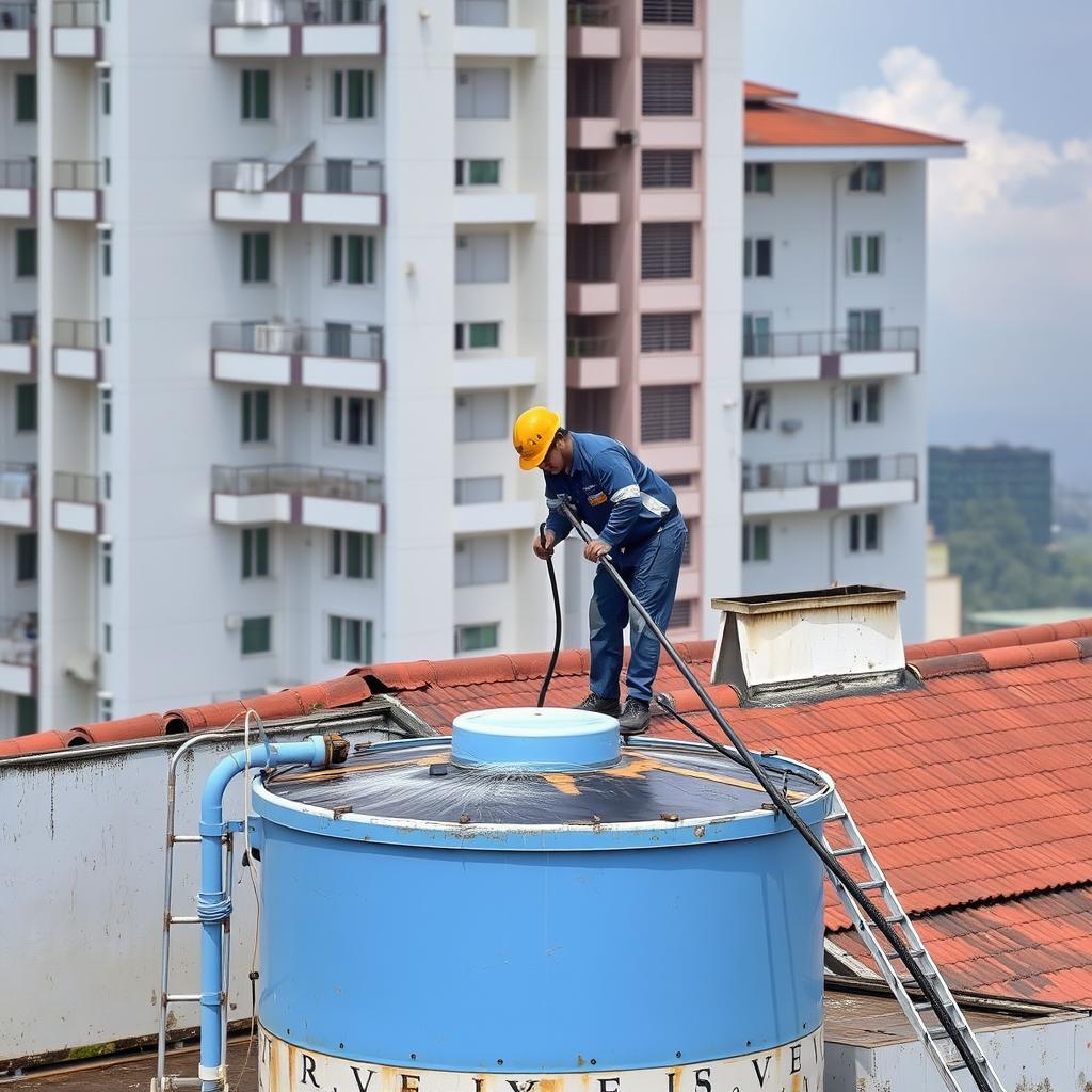 Jasa cuci toren dan kuras tandon air di Medan Jasa cuci toren dan kuras tandon air di Medan