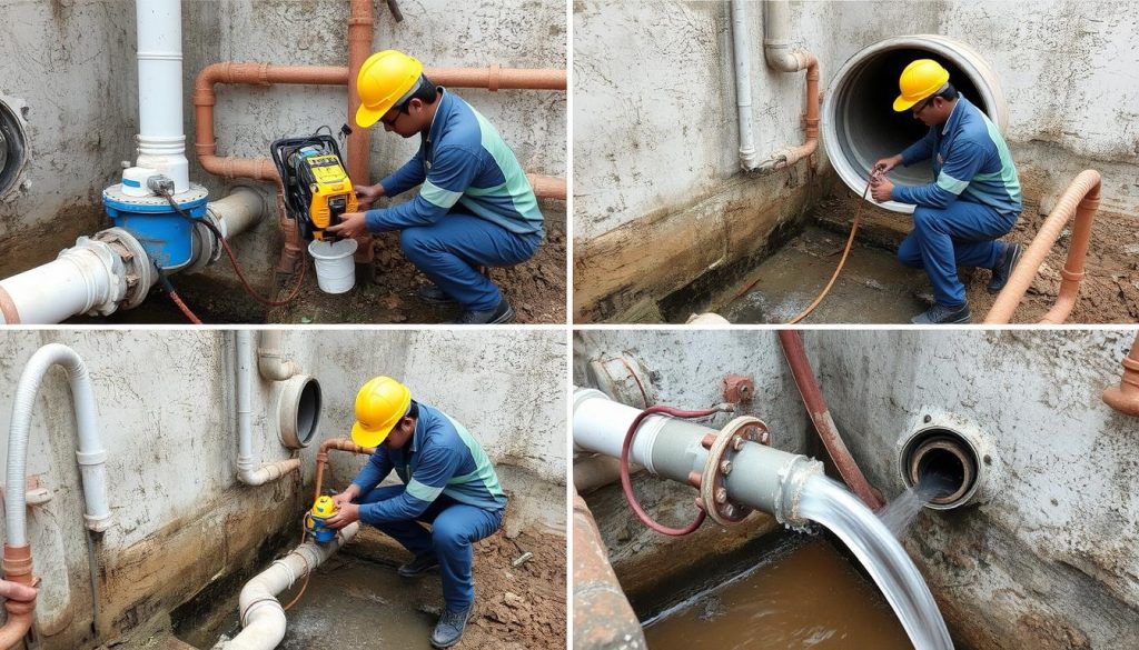 Proses pelancaran saluran pipa mampet di Medan menggunakan teknologi modern Proses pelancaran saluran pipa mampet di Medan menggunakan teknologi modern