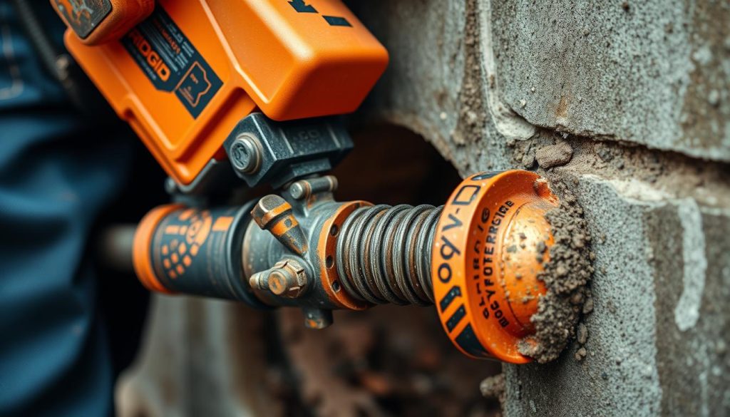 Teknisi jasa pipa mampet medan menggunakan alat modern ridgid rooter Teknisi jasa pipa mampet medan menggunakan alat modern ridgid rooter